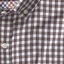 Long-Sleeve Twill Checked Shirt image number null