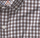 Long-Sleeve Twill Checked Shirt