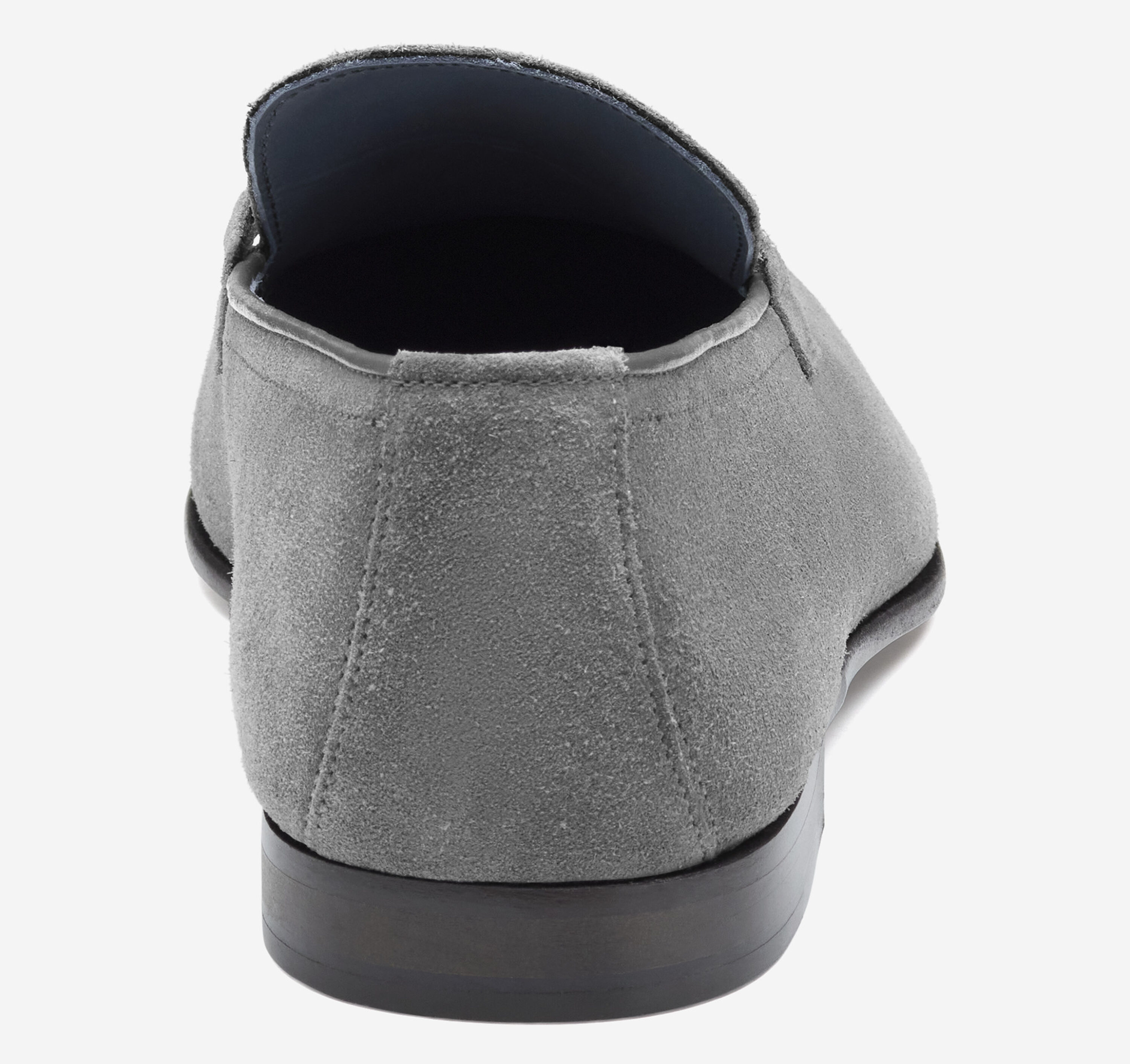 Johnston & Murphy Collection Taylor Bit - Gray Italian Suede - 8.5