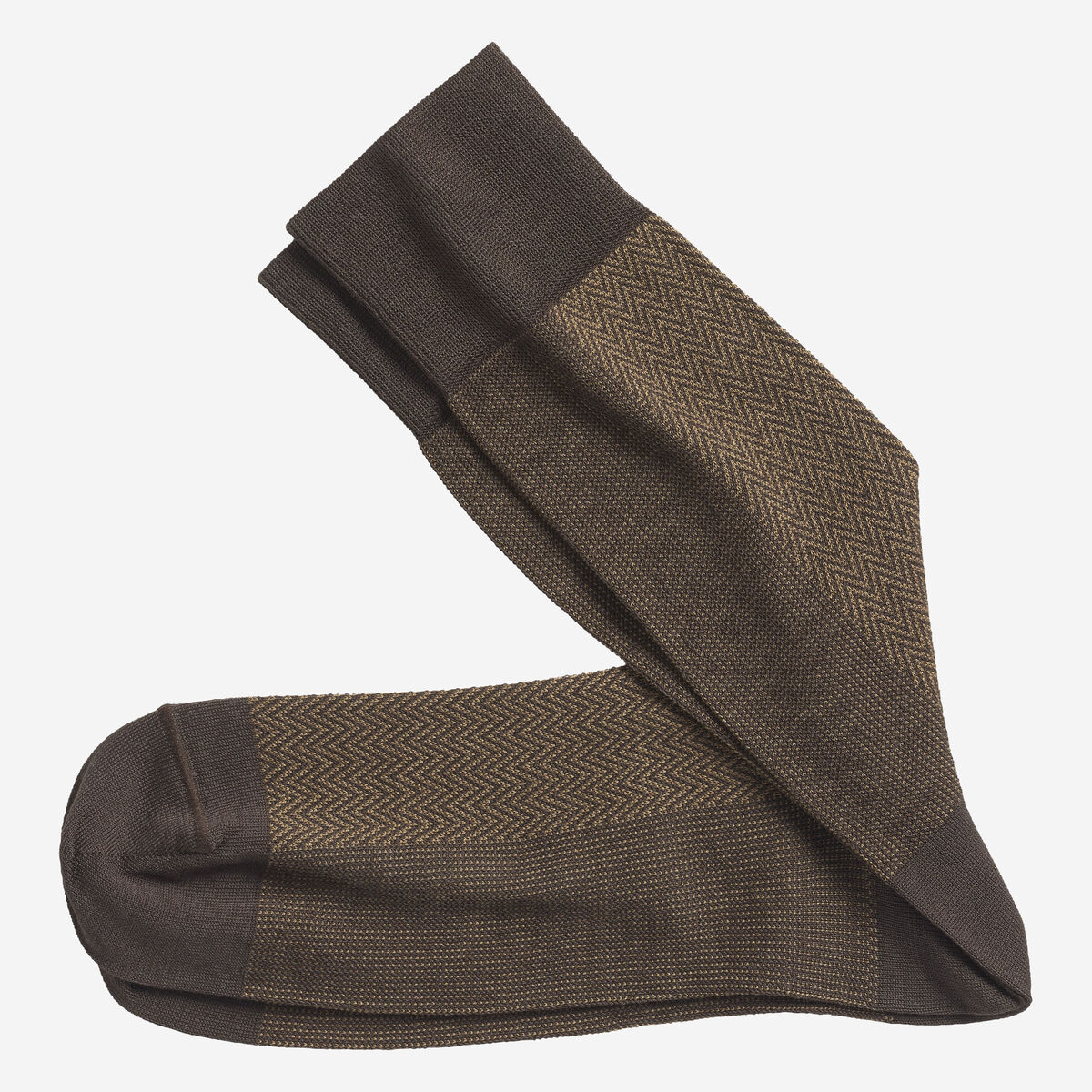 Herringbone Panel Socks image number null