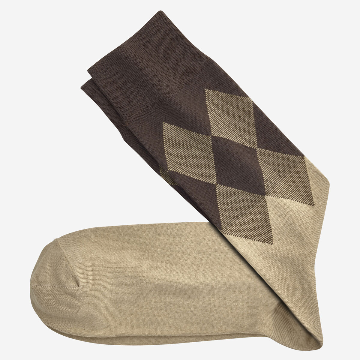 Argyle Colorblock Socks image number null