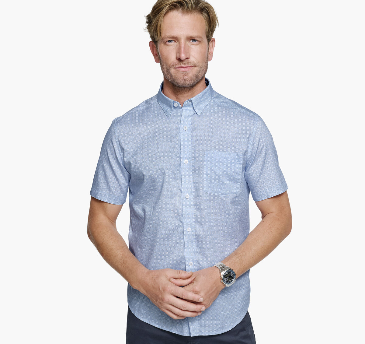 Printed Short-Sleeve Shirt image number null
