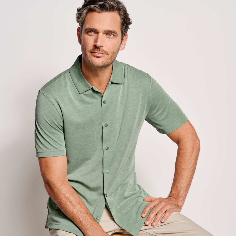 slim fit dress slacks Men's Basic Solid Color Button Up Dress Shirt (Aqua) Aqua / 2X-Large/18-18.5 Neck/36-37 Sleeve main image 0