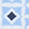 Light Blue Square Diamond