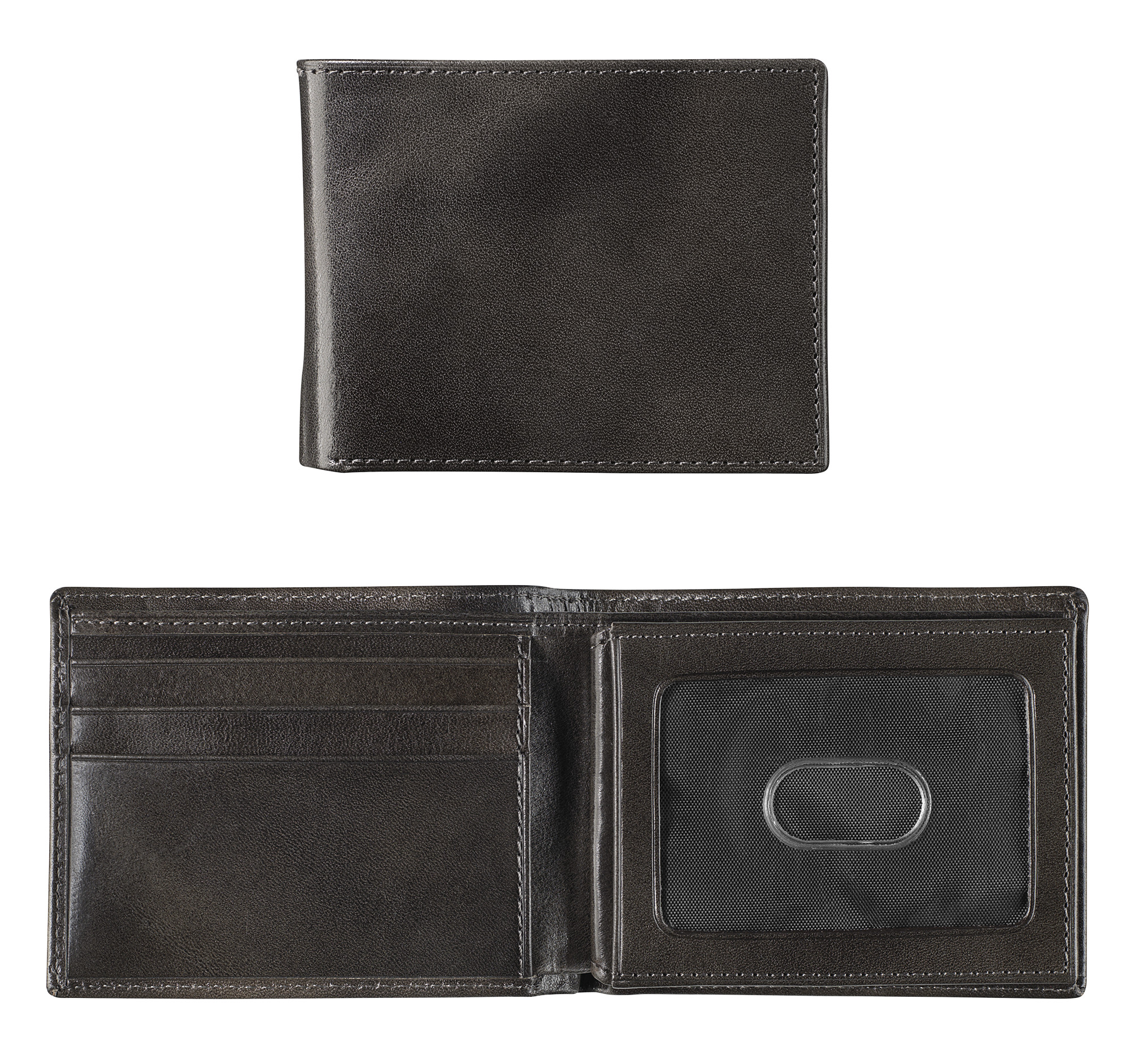 Johnston & Murphy Italian Leather Flip Billfold Wallet