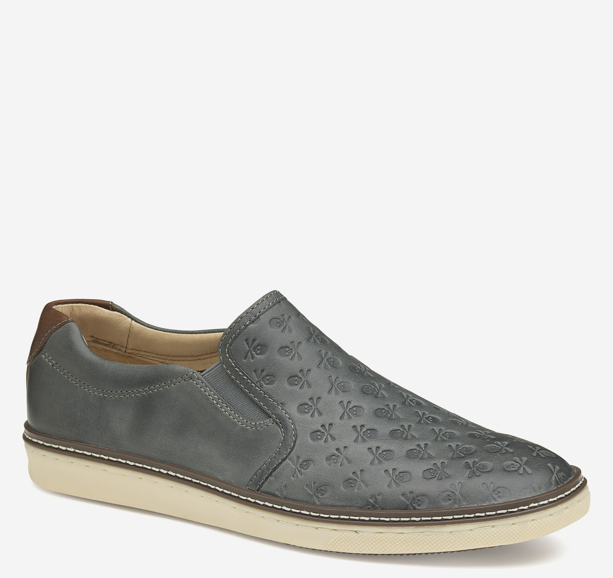 McGuffey Skull Embossed Slip On