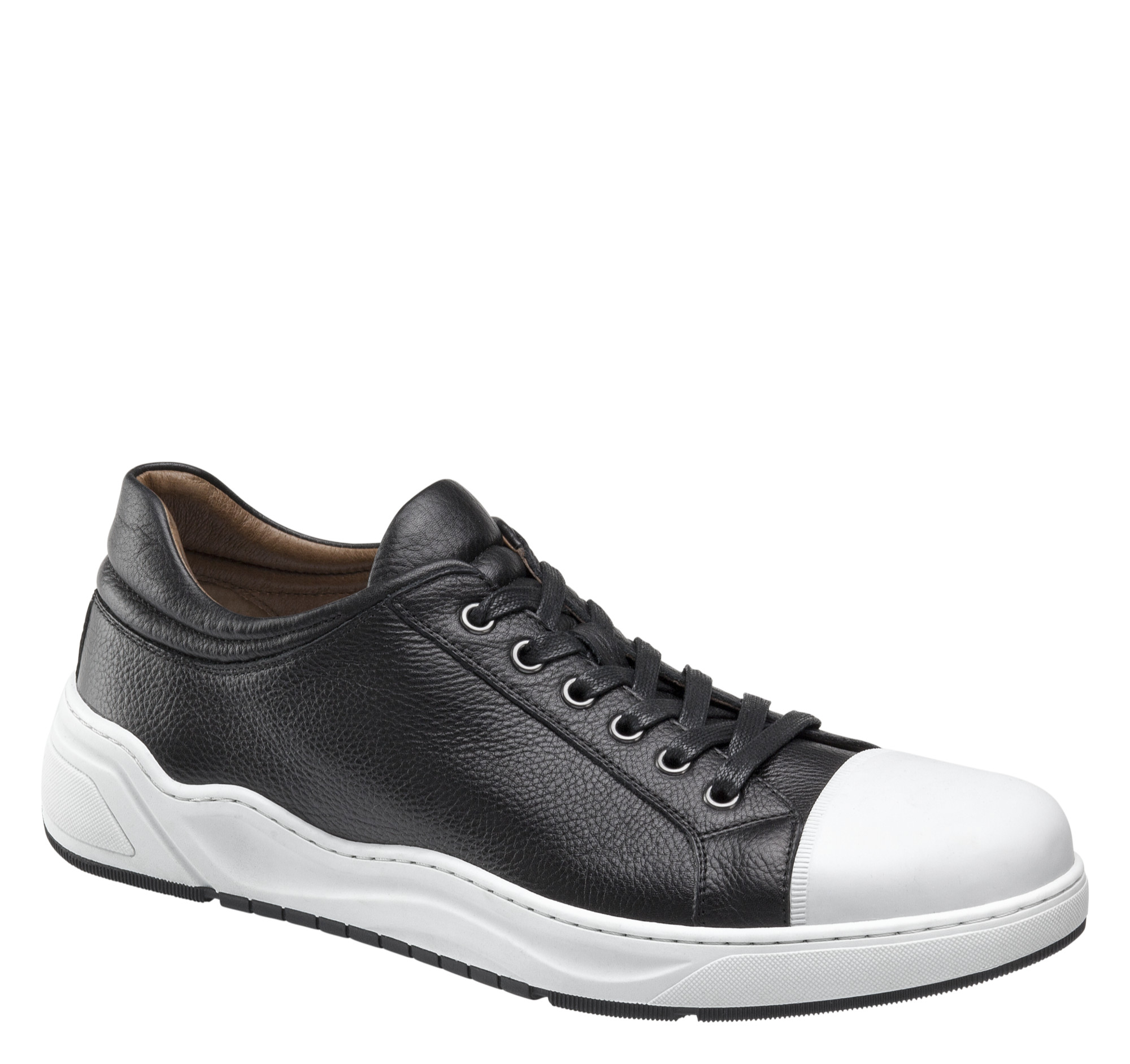 Johnston & Murphy Men's Gleason Lace-To-Toe - Black Full Grain