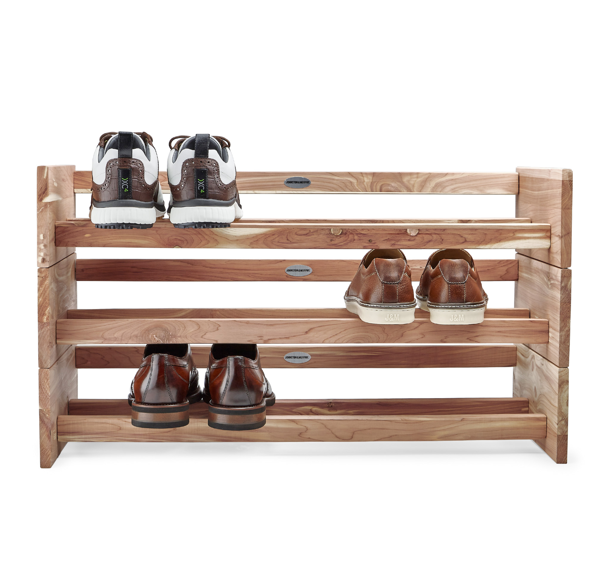 Shoe Rack in Oak - Teak New York