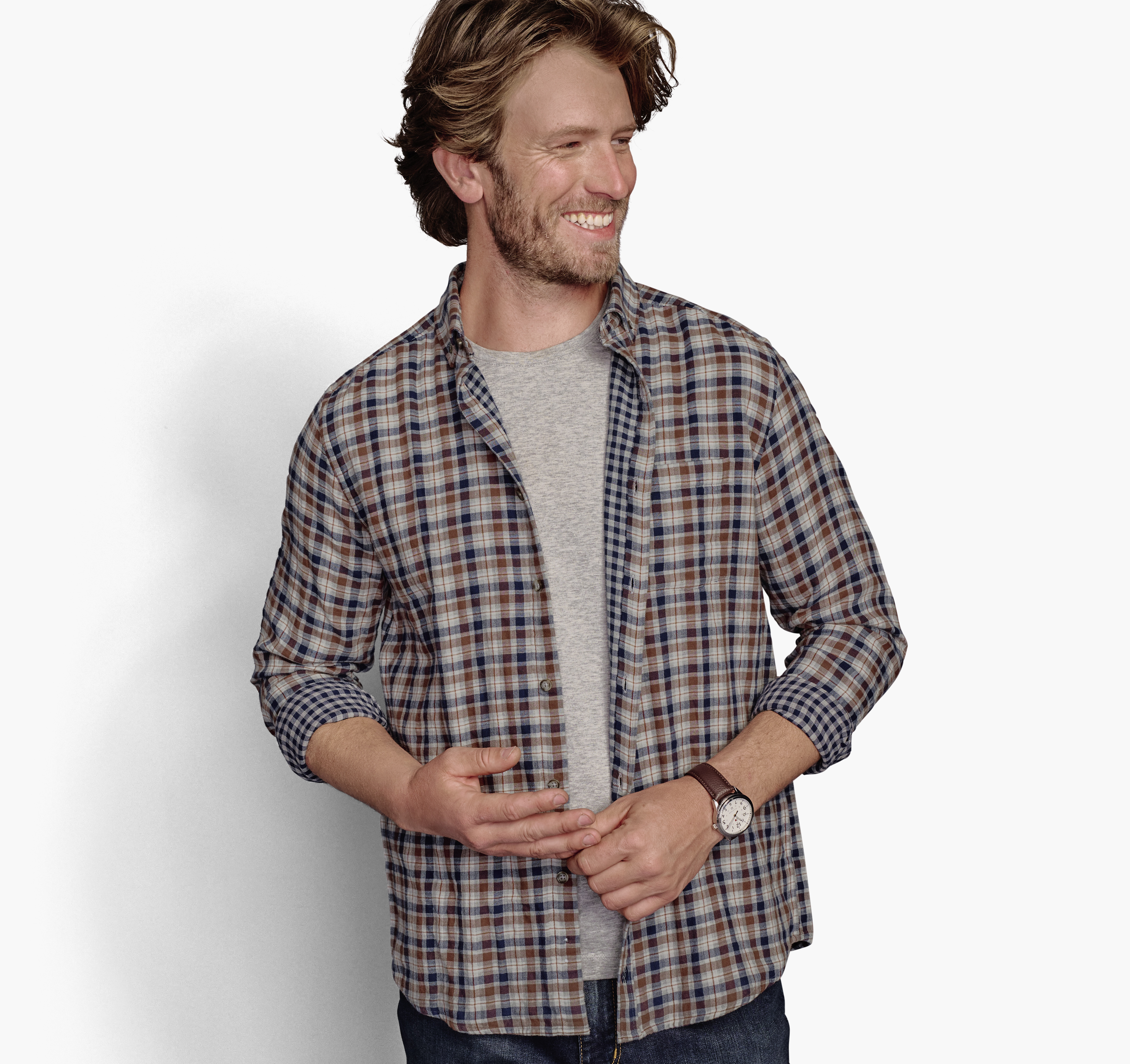 Double-Layer Long-Sleeve Shirt image number null