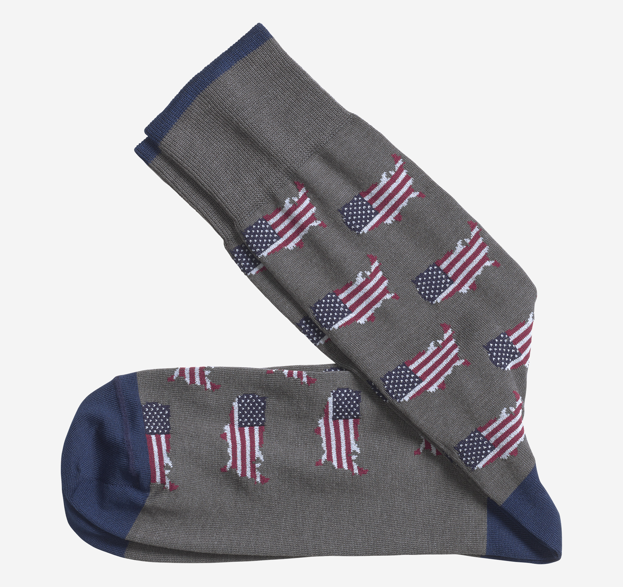 Patriotic Flag Socks Johnston & Murphy