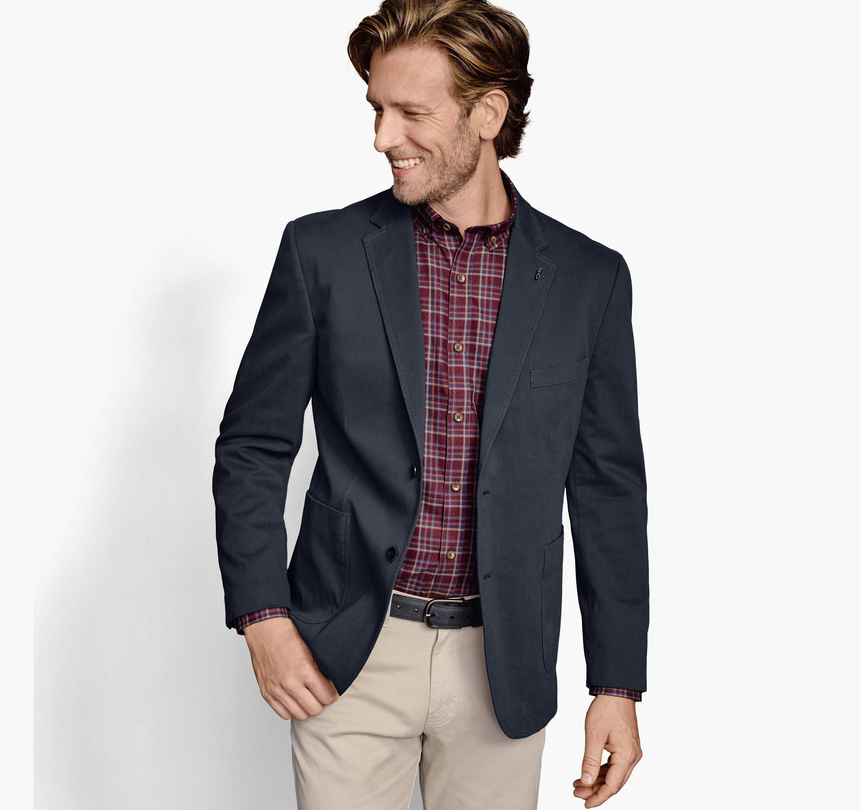 Washed Cotton Blazer image number null