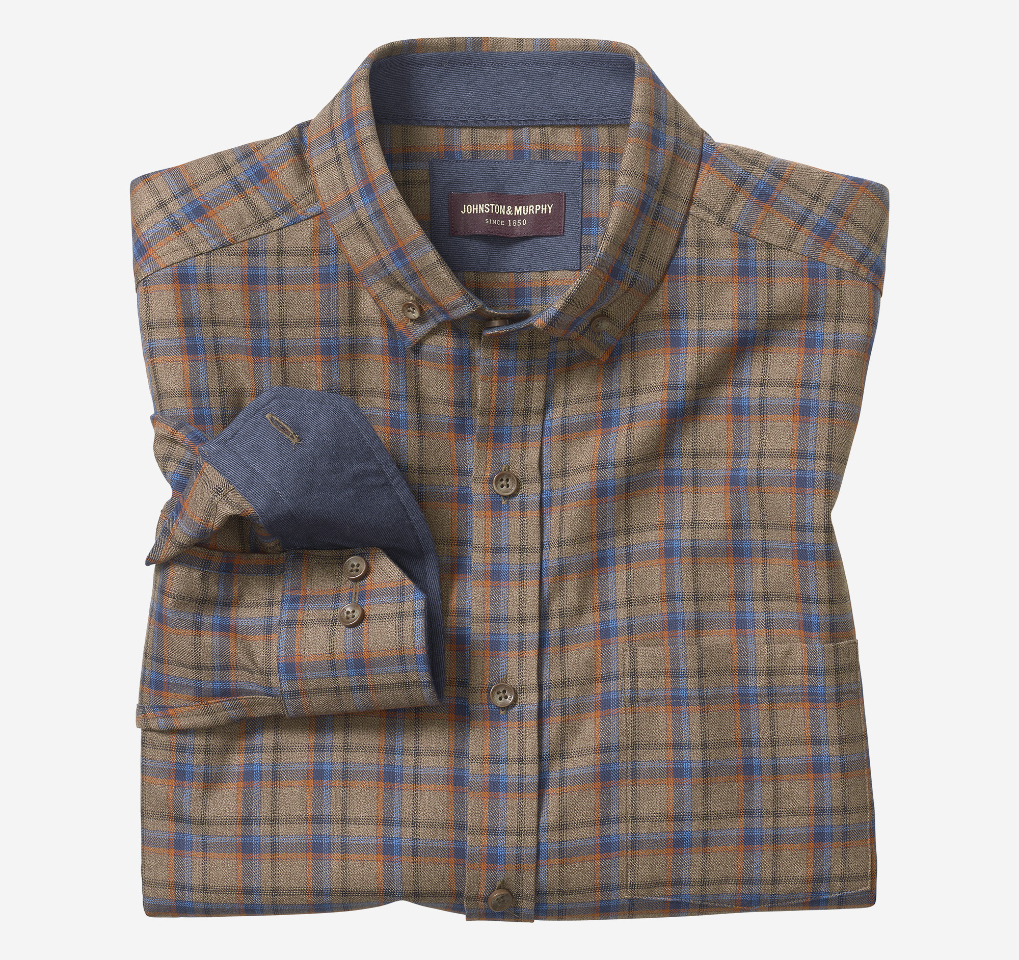 Heathered Woven Shirts image number null