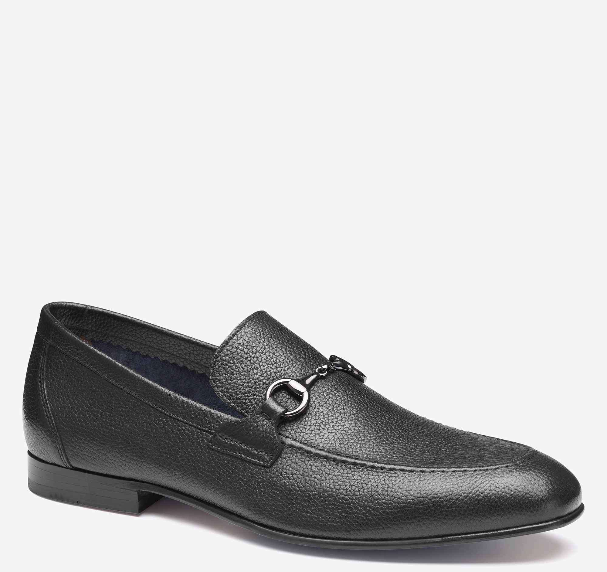 Johnston & Murphy Men's Higgins Bit Loafer - Black Full-Grain Leather - Size 11.5 - M