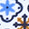Orange Cross Petal