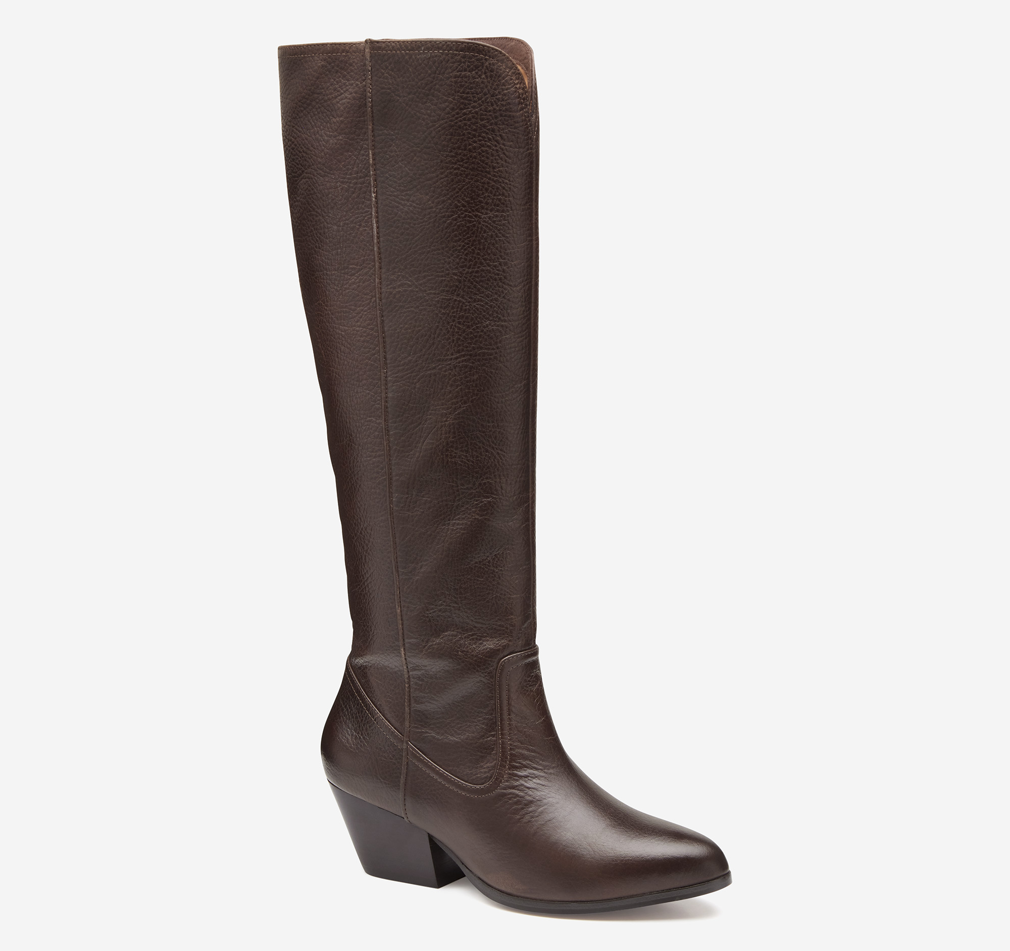 UPC 198907041834 product image for Johnston & Murphy Women's Tristen Tall Boot - Dark Brown Full Grain - Size 10 -  | upcitemdb.com