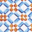 Orange/Blue Diamond