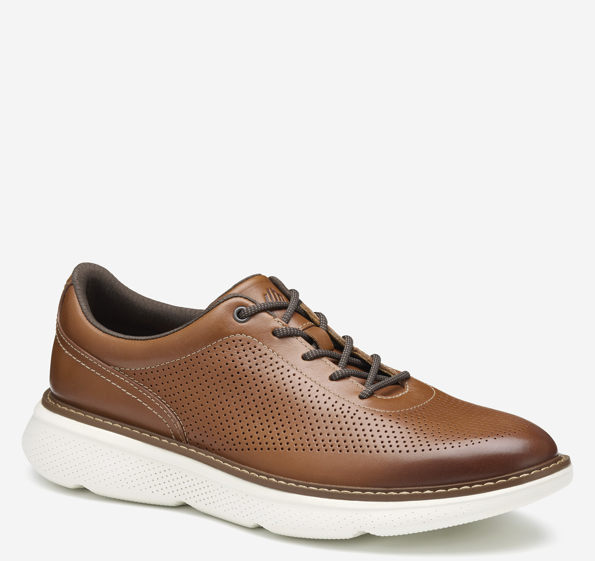 Johnston & Murphy Men's Hayden Perfed U-Throat - Tan Full Grain - Size 8.5 - M