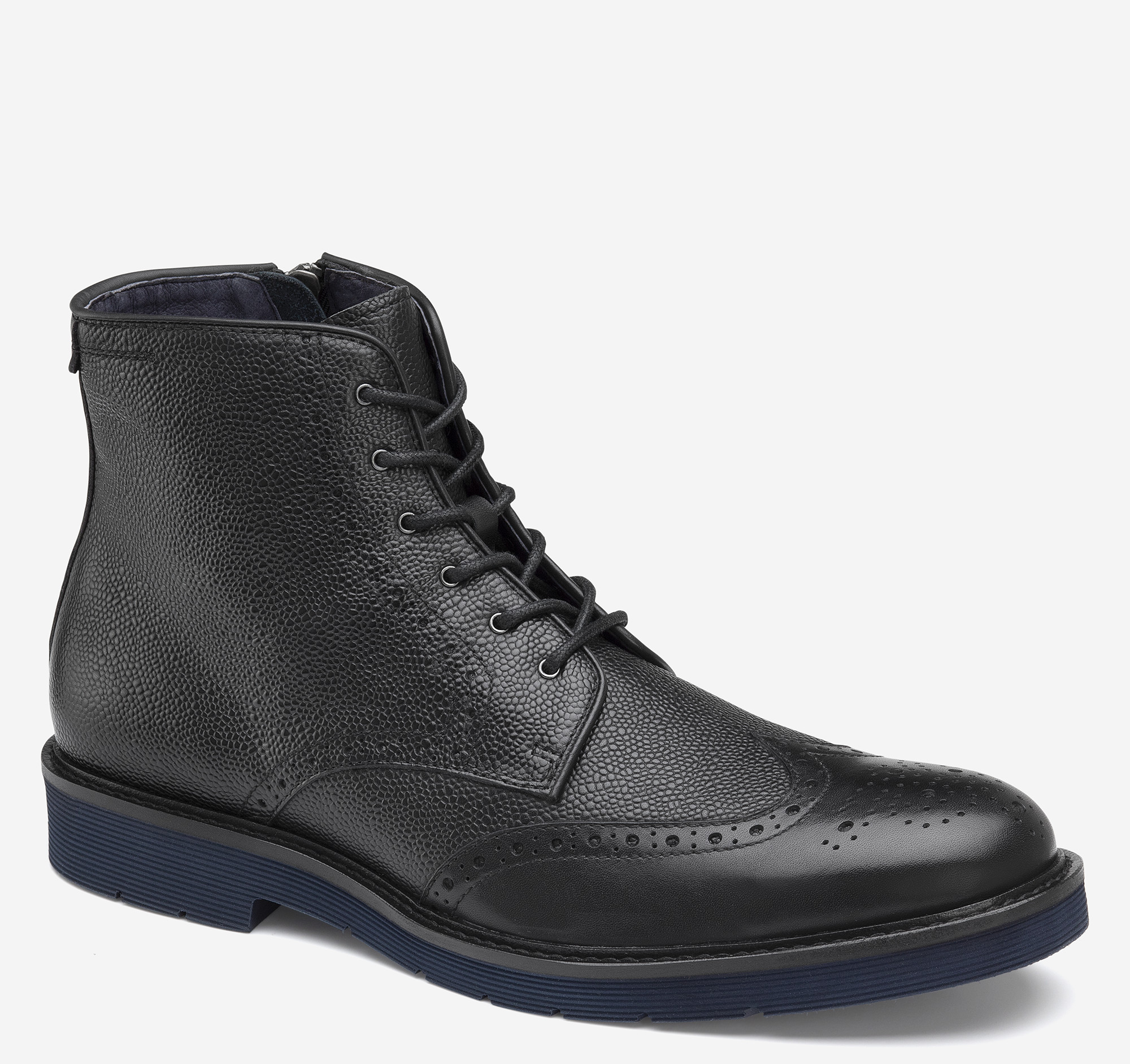 Johnston & Murphy Kinley Wingtip Zip Boot