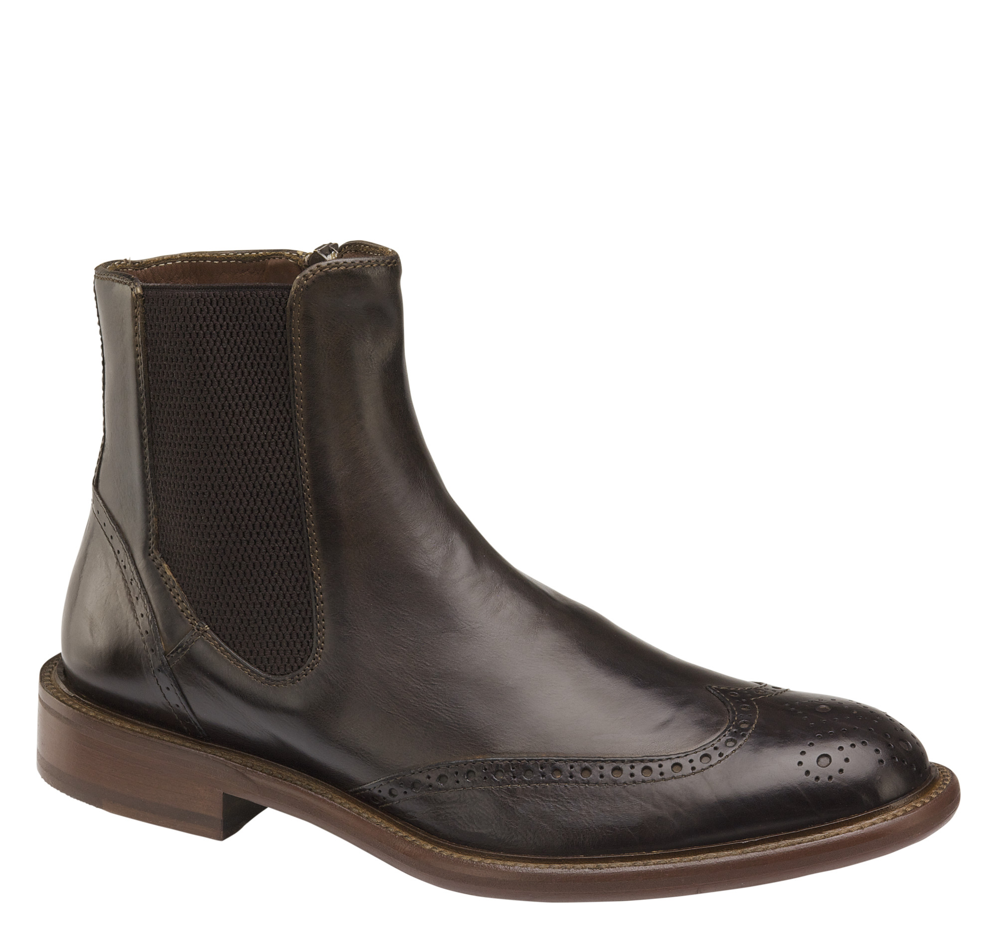Bryson Wingtip Zip Boot