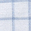 White/Blue Windowpane