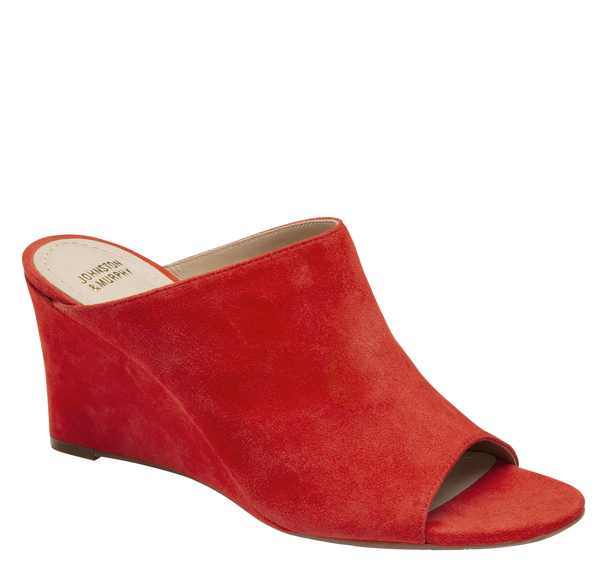 Johnston & Murphy Women's Breanna - Red Kid Suede