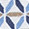 Navy/Brown Triangle Grid