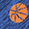 Blue Space-Dyed Basketball