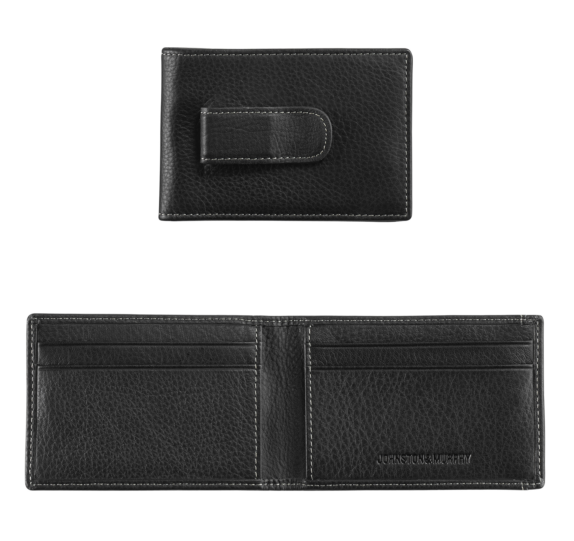 Johnston & Murphy Two-Fold Money Clip Wallet