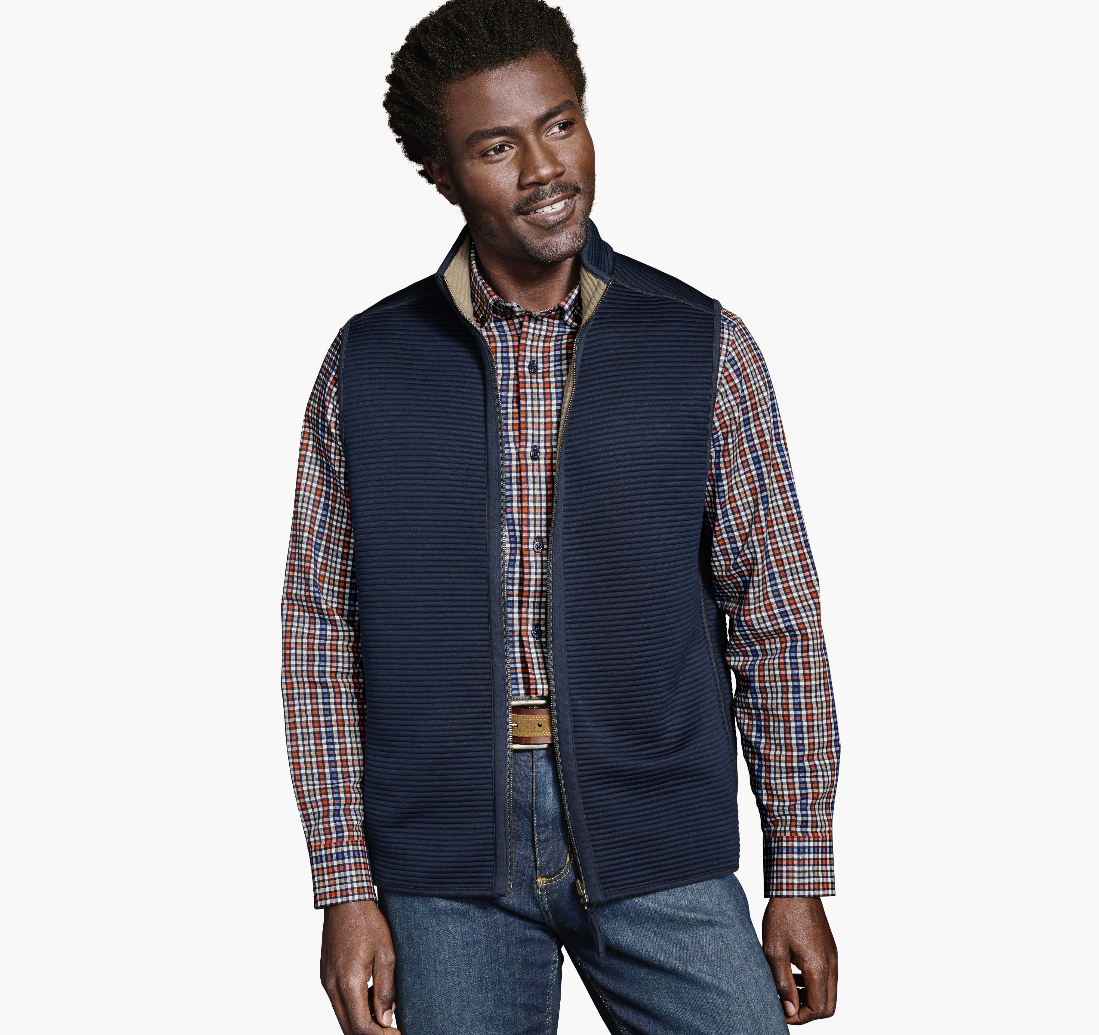 Reversible Channel Quilted Vest image number null