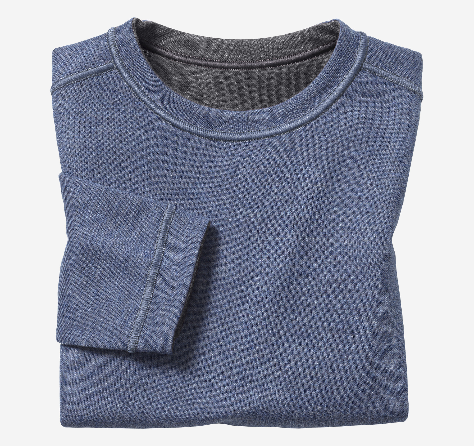 Boys Reversible Solid Crewneck image number null