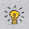 Gray Light Bulb