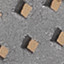 Pewter Metallic Kid Suede