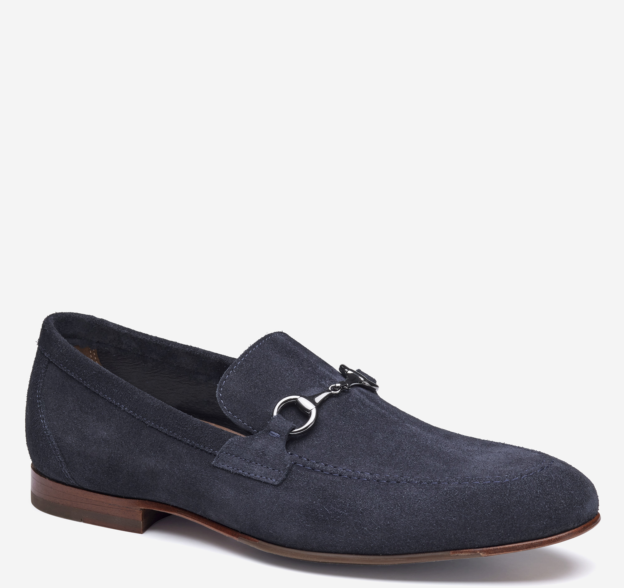 Johnston & Murphy Men's Higgins Bit Loafer - Navy Suede - Size 14 - M