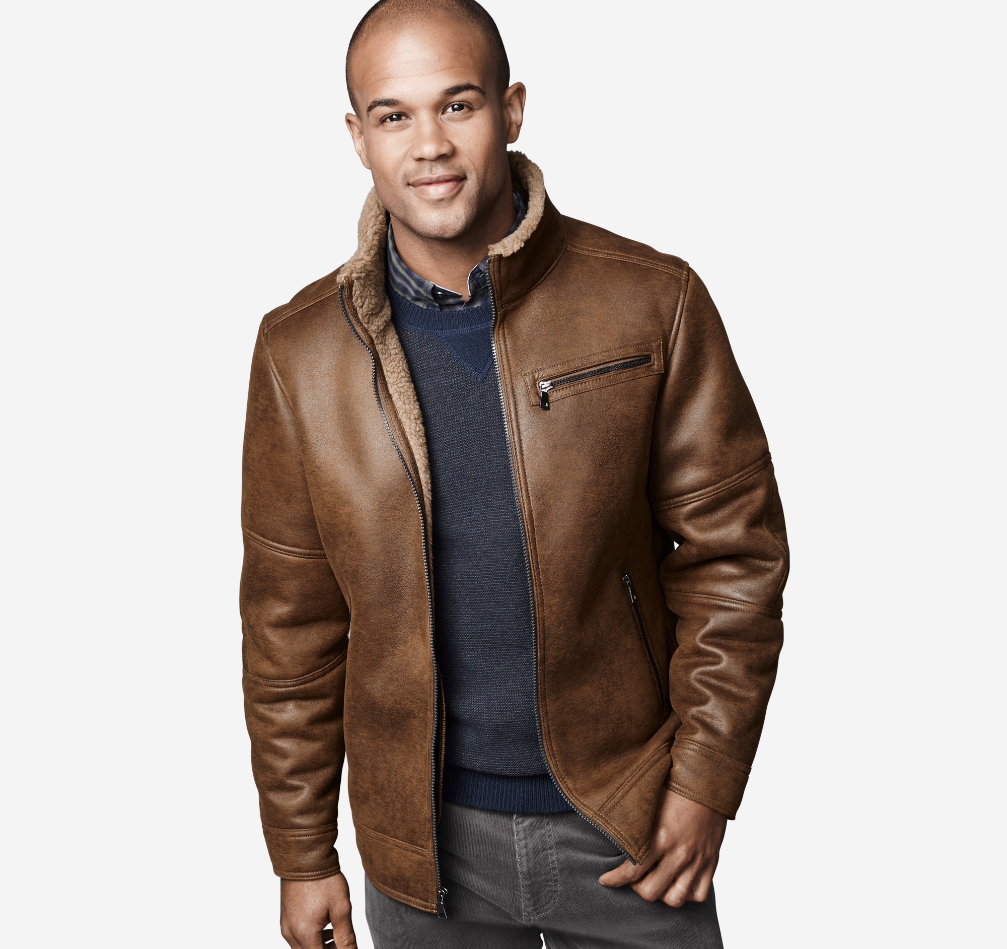 Faux-Shearling Jacket | Johnston & Murphy