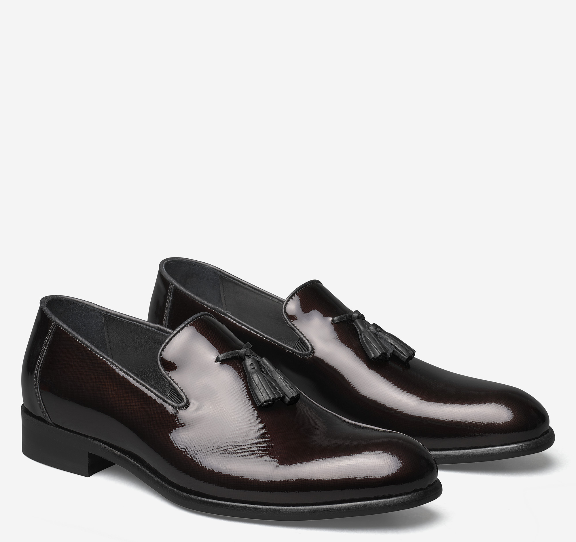 Mens Black Loafer Patent Leather Tasseled Classic Slip-On Wedding Suit Men  Shoes