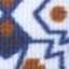 Rust/Navy Grid Burst