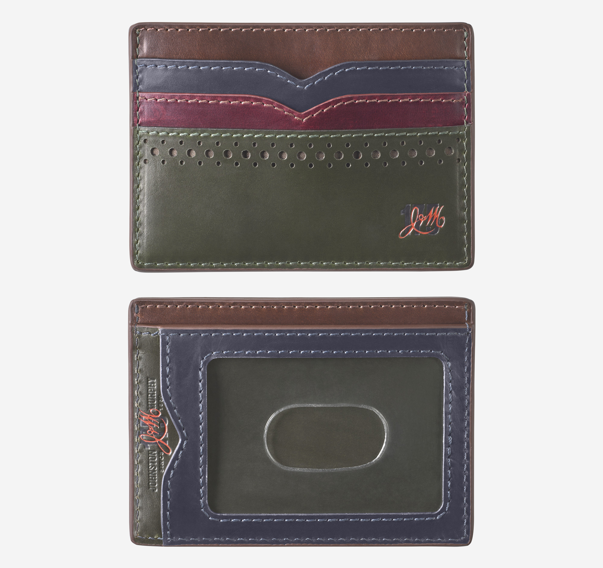 Johnston & Murphy Men's 175th Anniversary Colorblocked Weekender Case - Olive Multi - Size EACH