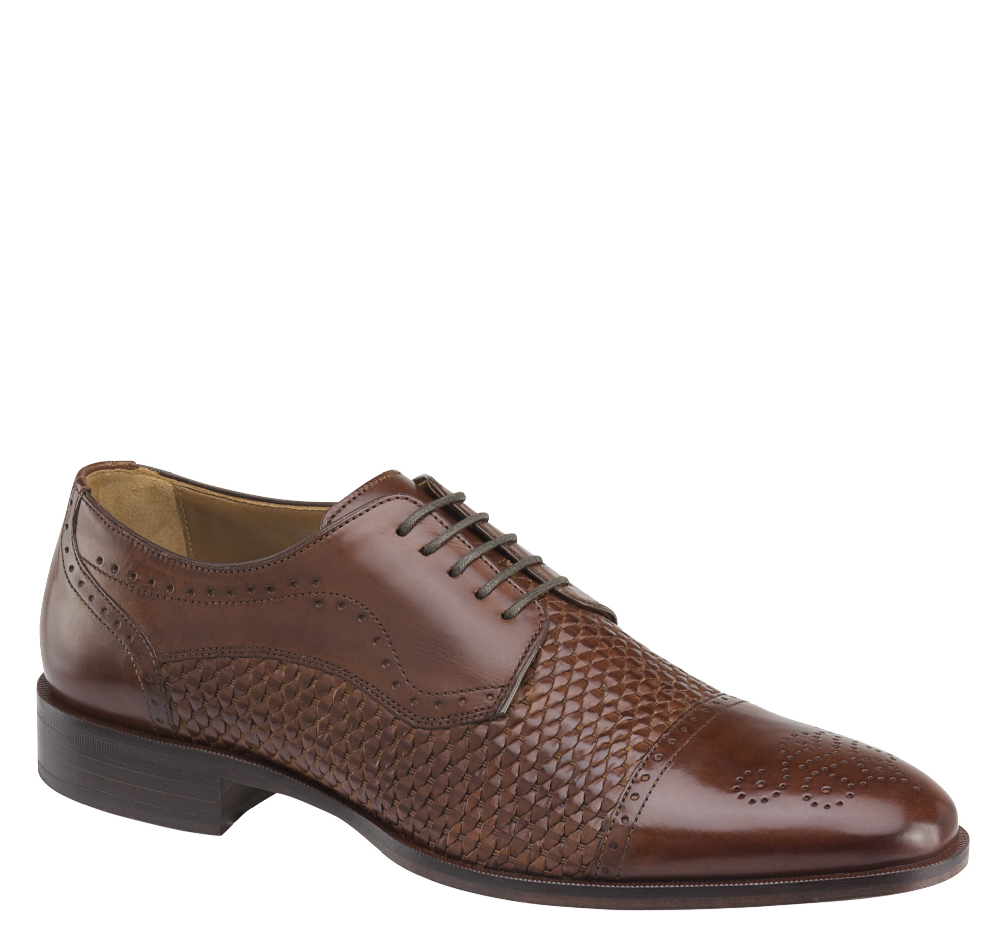 Johnston & Murphy Nolen Woven Cap Toe