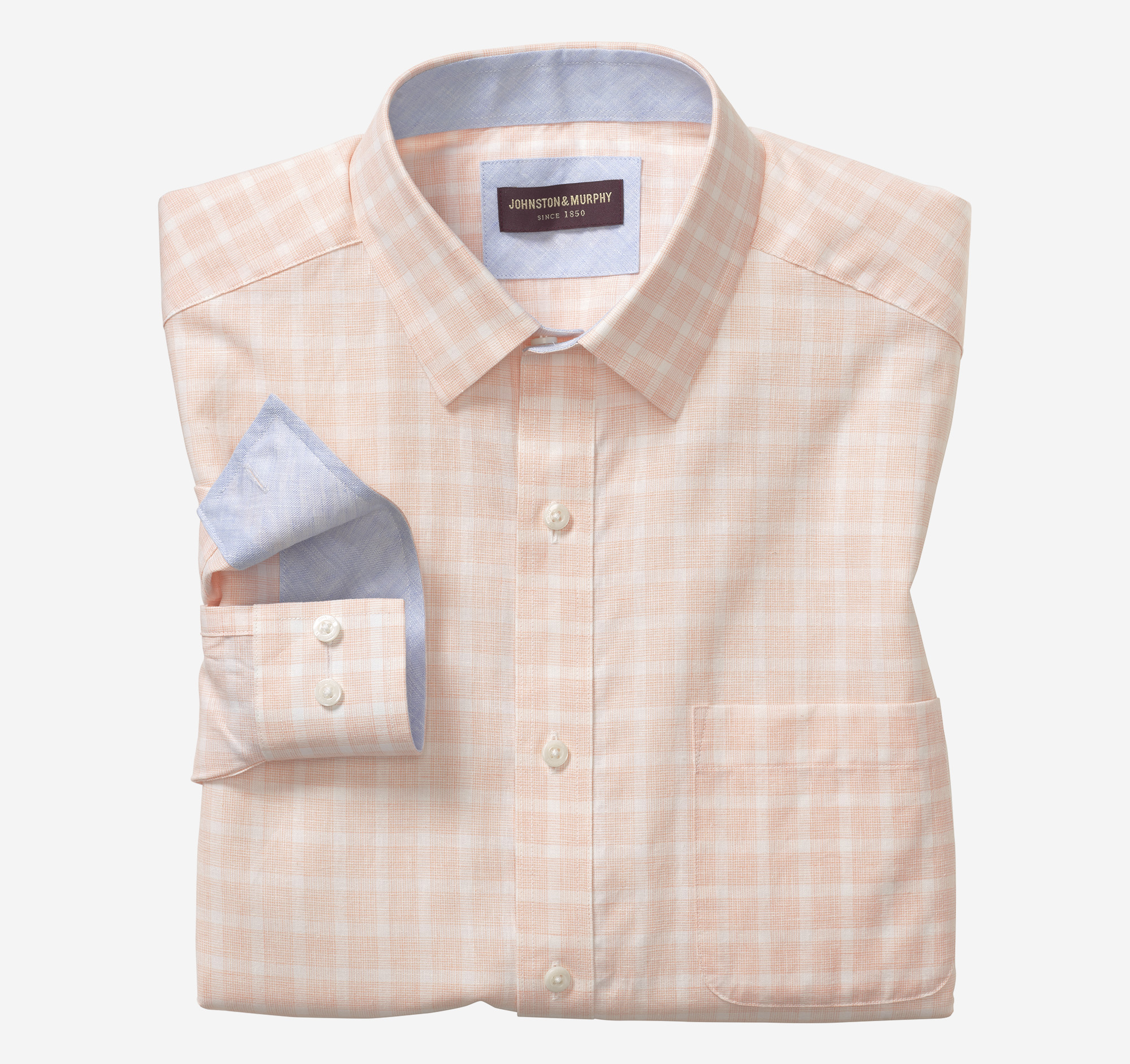 Washed Linen-Blend Shirt image number null