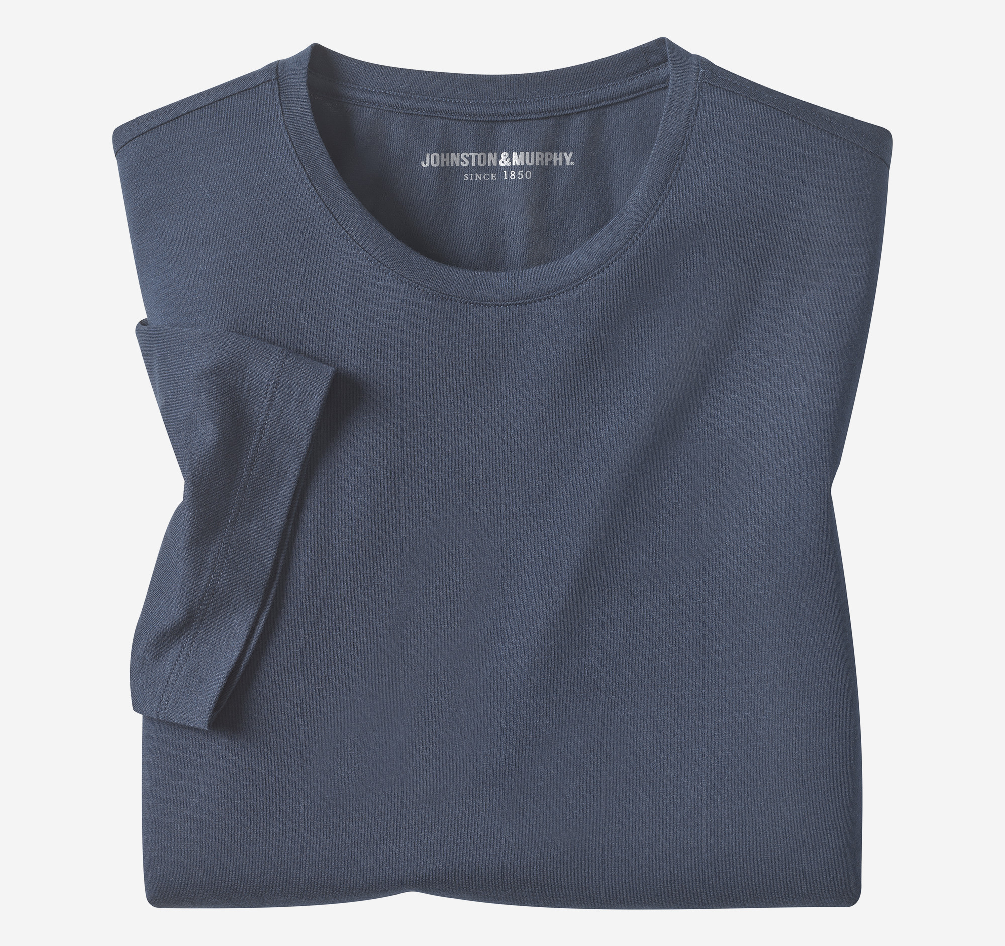 Johnston & Murphy Men's Essential Tee - Navy - Size L - Regular