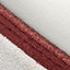 White Full Grain/Red Suede