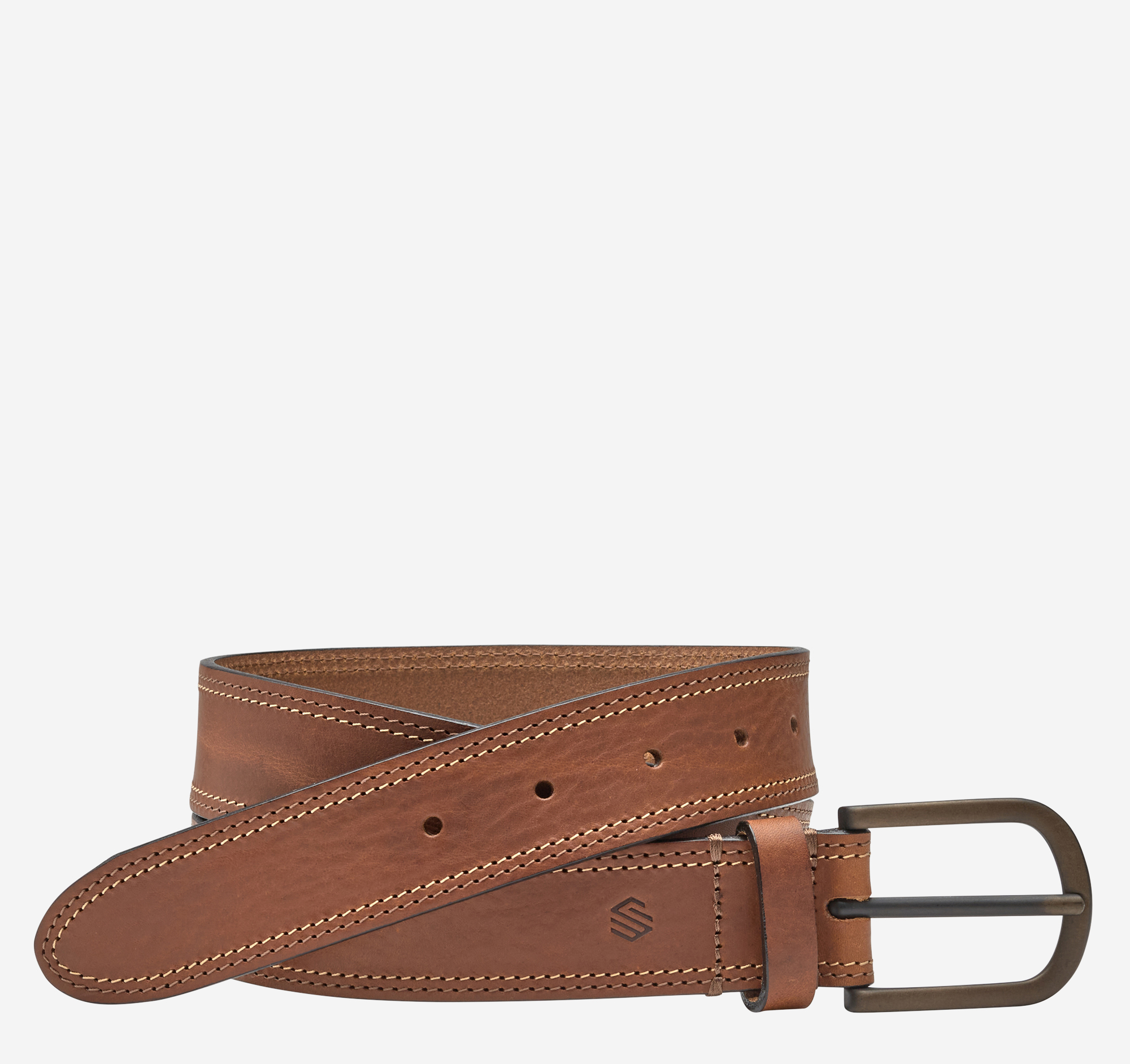 Double Contrast Stitched Belt image number null