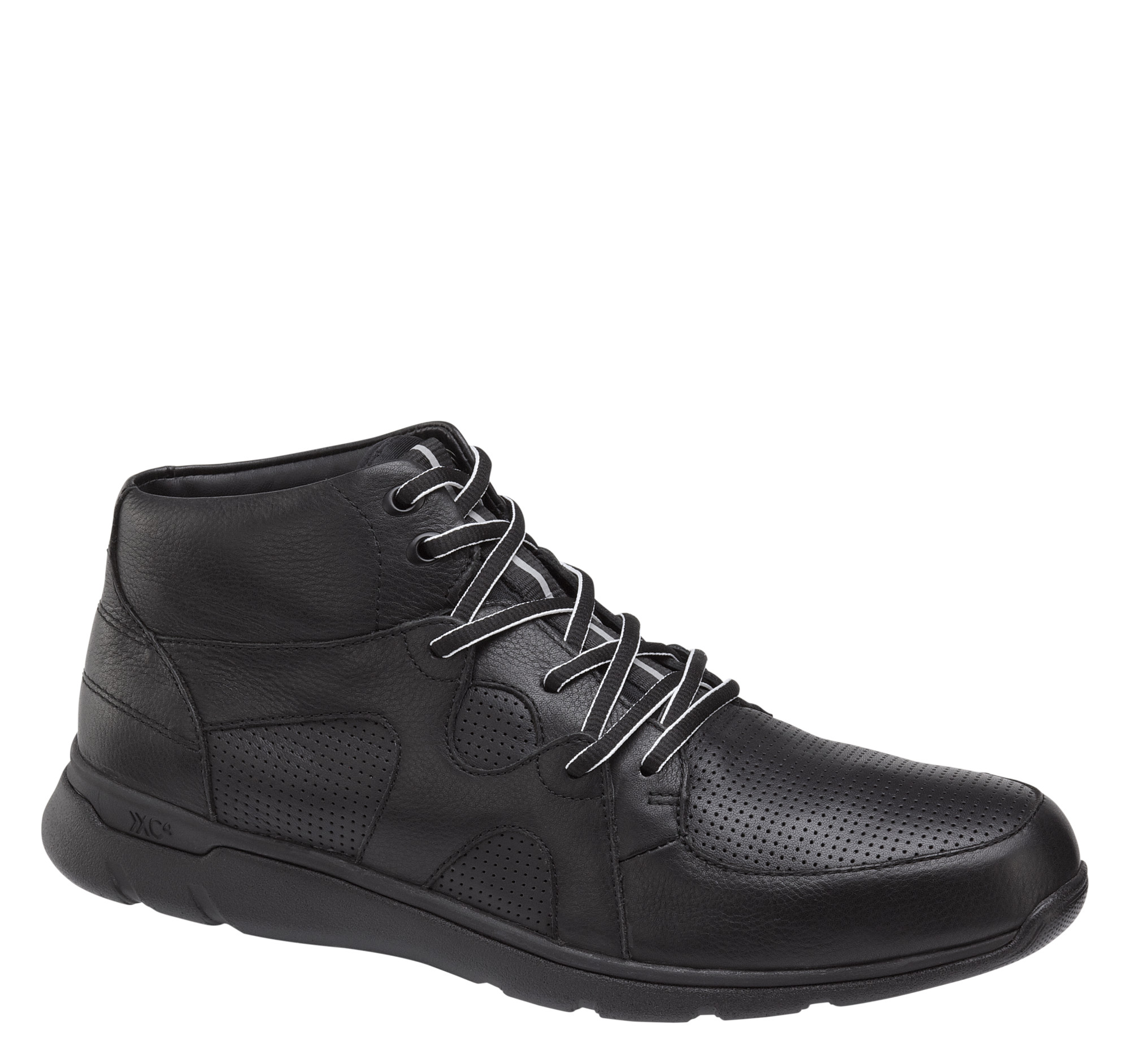 Johnston & Murphy Men's XC4 Prentiss High Top - Black Waterproof Full Grain
