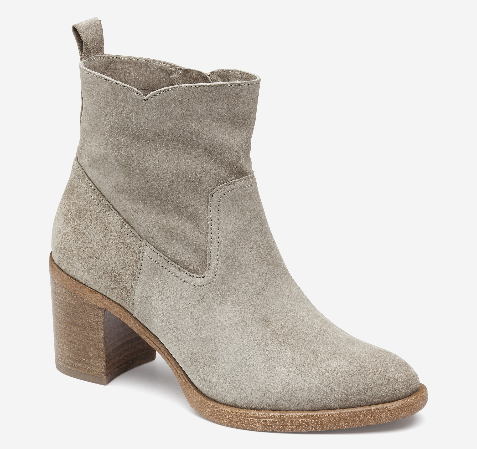 Johnston & Murphy Women's Braelyn Shoe - Taupe Italian Suede