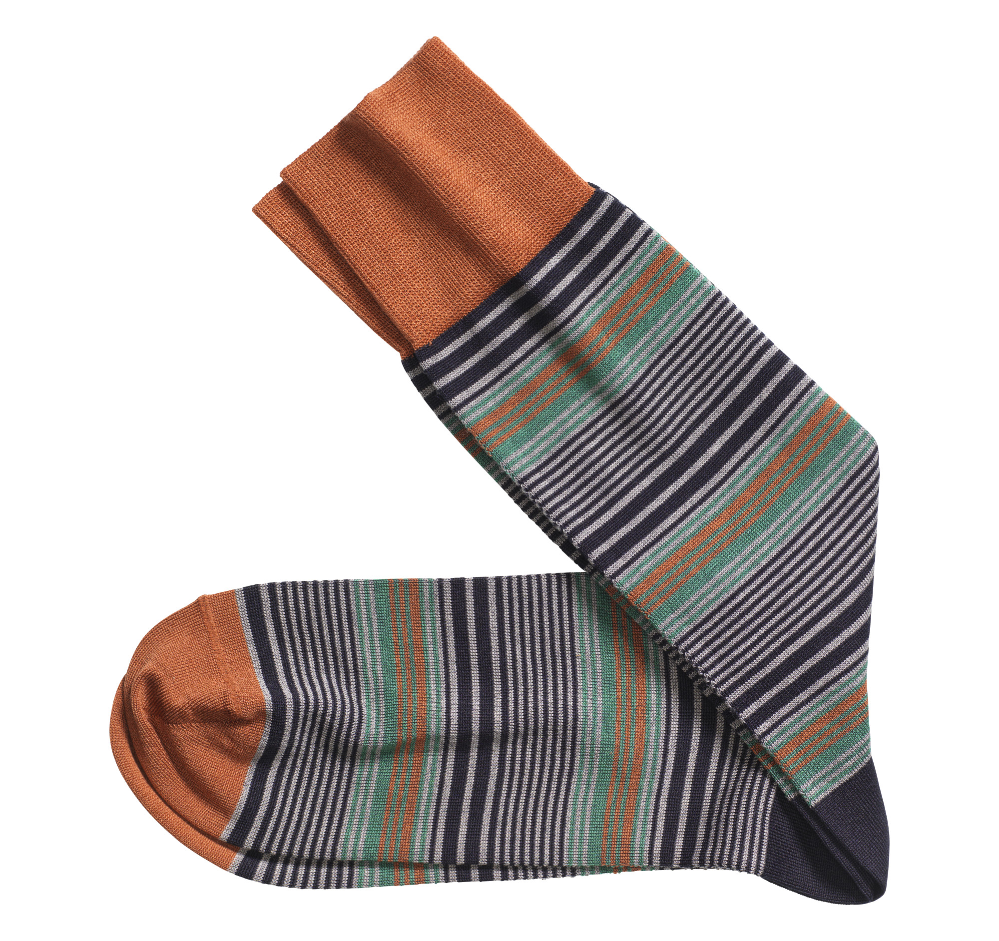 Johnston & Murphy Multi Stripe Socks
