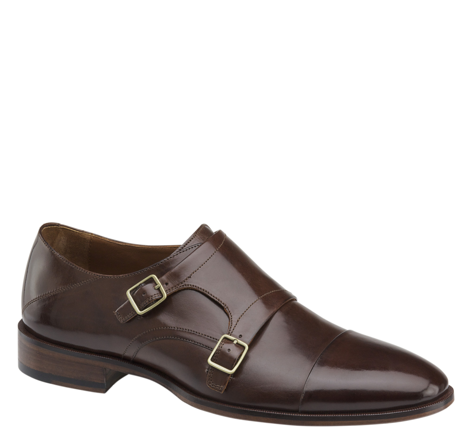 Johnston & Murphy Nolen Double Monk Cap Toe