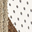 White Full Grain Leather/Taupe Suede