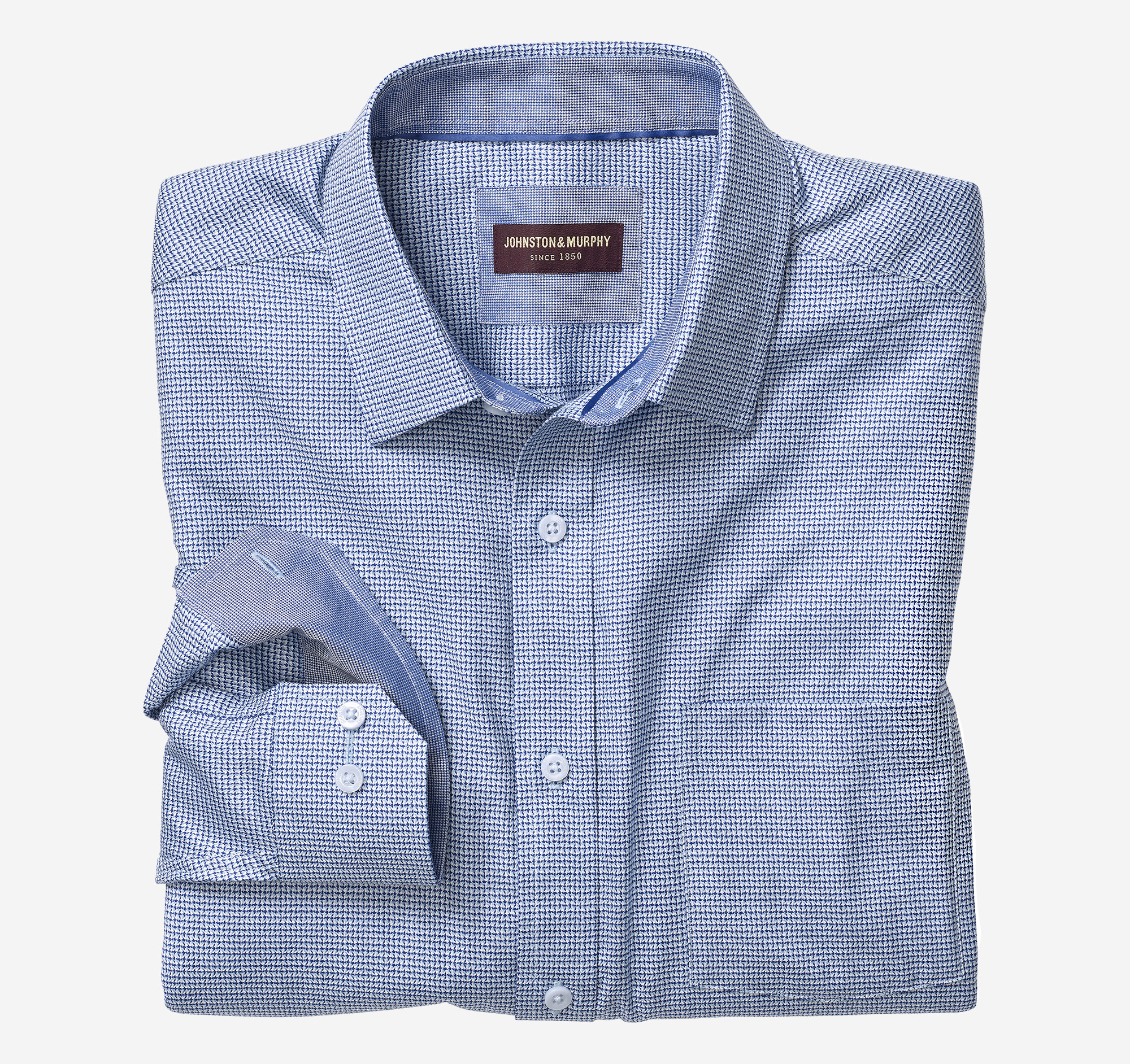 Image of Johnston & Murphy Premium Cotton Dress Shirt
