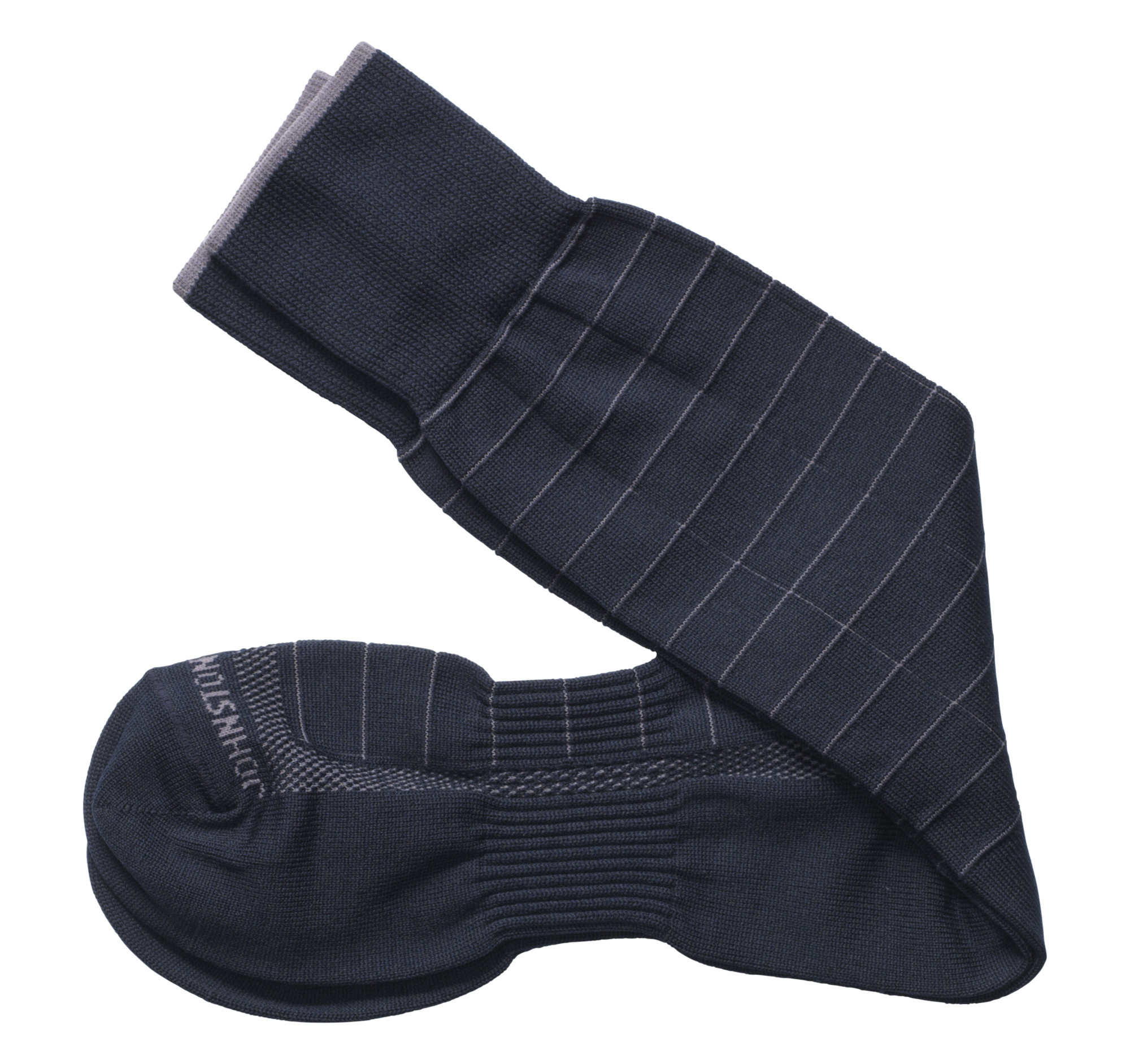 Johnston & Murphy First In Comfort Contrast Windowpane Socks