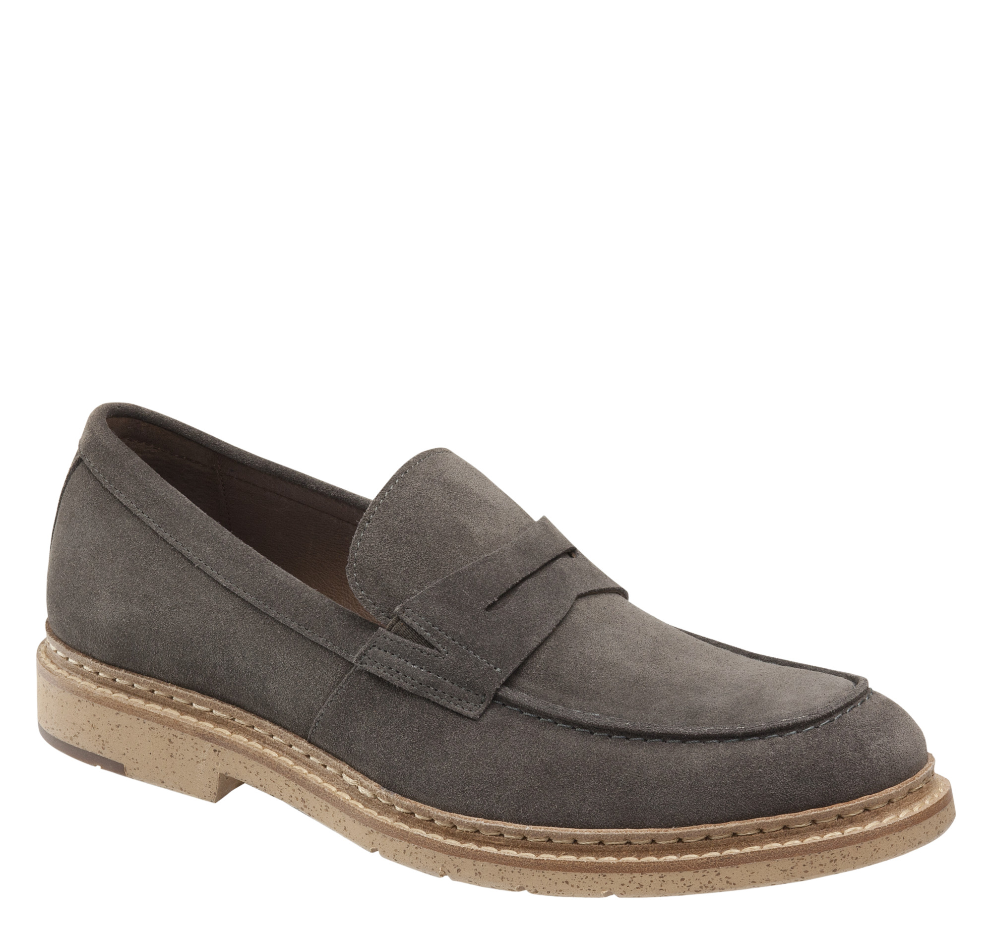 Johnston & Murphy Men's Pearce Penny - Gray Suede